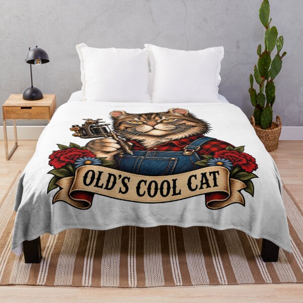 Item preview, Original Old's Cool Cat Tattoo Artist designed and sold by Old's Cool Cat Studio.