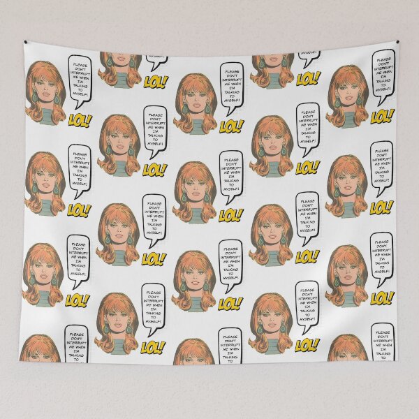 Item preview, Please Don'T Interrupt Me When I'M Talking To Myself - Office Humor designed and sold by PrintBro.