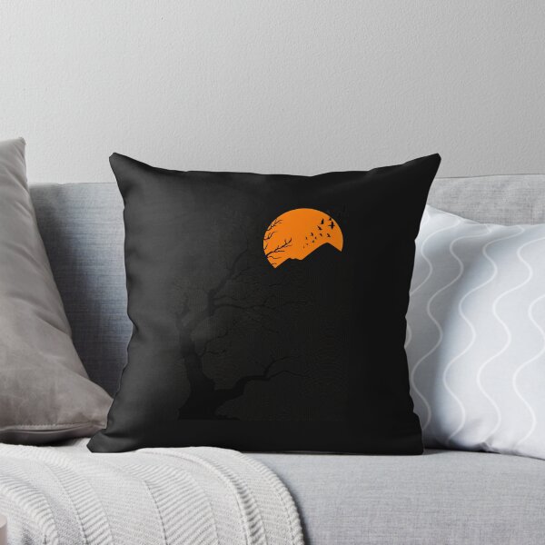 Item preview, Serene Tree Mountains Sun Flock Birds Graphic designed and sold by YarningsandYear.