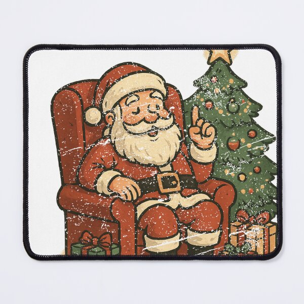 Item preview, He Is On The List And It Is Not Mine Funny Santa Christmas Design designed and sold by SEINENGAPPI8.