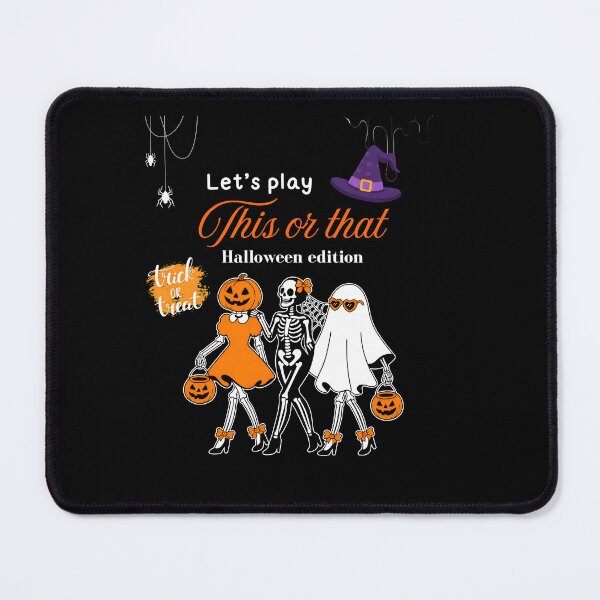 Item preview, Let’s Play This Or That Halloween Edition Trick Or Treat Pumpkin Skeleton Ghost Candy designed and sold by MarlaMaloneShop.