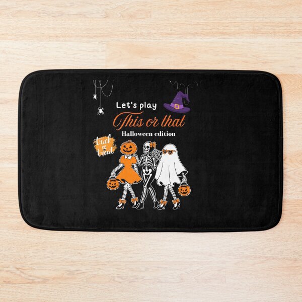 Item preview, Let’s Play This Or That Halloween Edition Trick Or Treat Pumpkin Skeleton Ghost Candy designed and sold by MarlaMaloneShop.