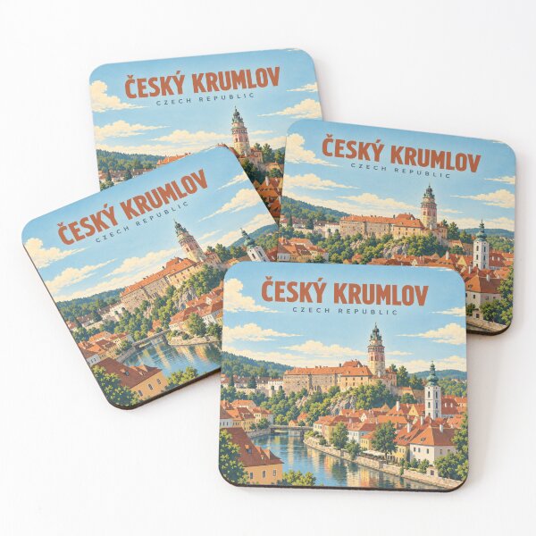Item preview, Český Krumlov Vintage Travel City Art designed and sold by MichaeIRellov.