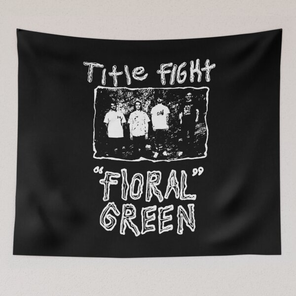 Item preview, Title Fight Band Floral Green Devil Panther designed and sold by phammm14.