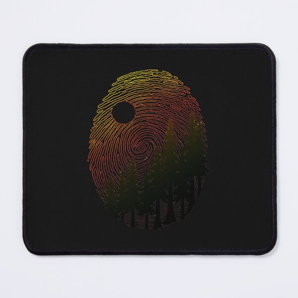 Item preview, Fingerprint Forest Sun Nature Identity Art designed and sold by YarningsandYear.