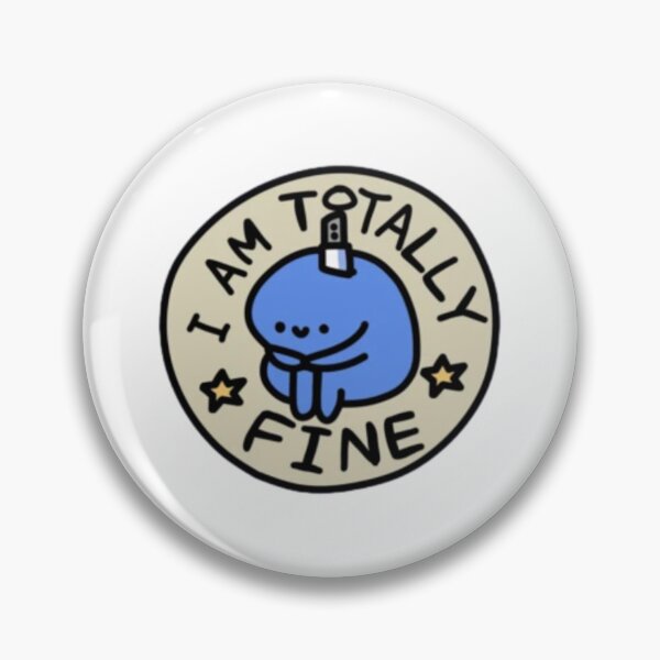 Item preview, Totally Fine Dark Sarcasm Anxiety designed and sold by BrainSoupStore.