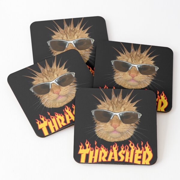 Item preview, Cool Cat with Spiky Hair and Shades designed and sold by EMISHER.