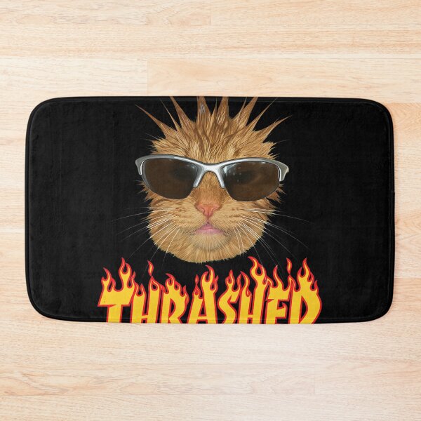 Item preview, Cool Cat with Spiky Hair and Shades designed and sold by EMISHER.