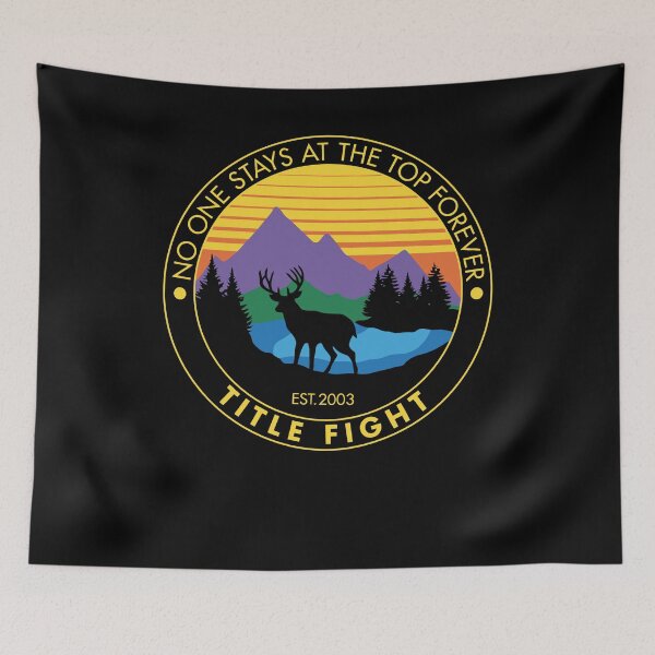 Item preview, Title Fight Band No One Stays At The Top Forever Floral Green Devil Panther designed and sold by phammm14.