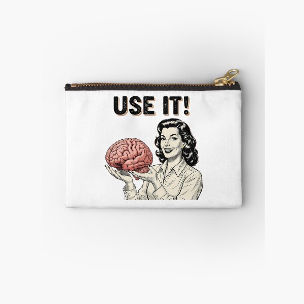 Item preview, Retro Comic Use It Brain  Sarcastic Mid-Century Pop Art designed and sold by PrintBro.