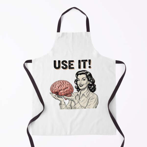 Item preview, Retro Comic Use It Brain Sarcastic Mid-Century Pop Art designed and sold by PrintBro.