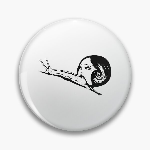 Item preview, Snail Spiral Horror Manga Girl Head designed and sold by PrintBro.