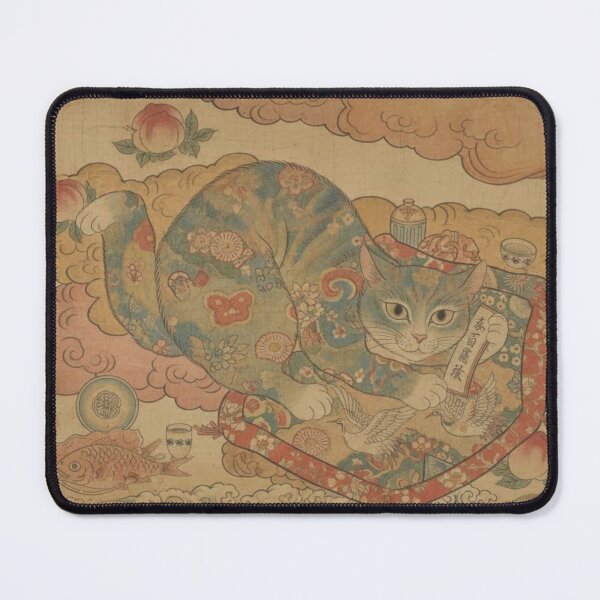 Item preview, Cat Shunga Japanese Style #1 designed and sold by NickWhittleArt.
