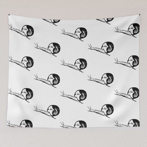 Item preview, Snail Spiral Horror Manga Girl Head designed and sold by PrintBro.