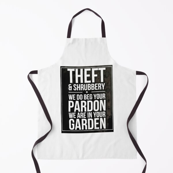 Item preview, Theft And Shrubbery Subway Style Chant (White Text On Black) designed and sold by alexusarena.