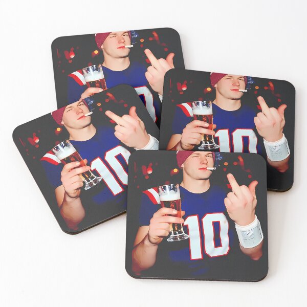Item preview, Drake Maye Smoking Middle Finger designed and sold by pysmiasolmer.