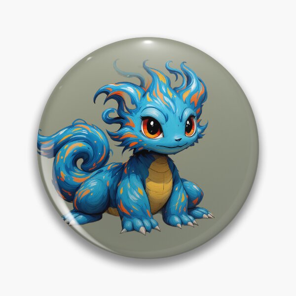 Item preview, Cute Blue Fantasy Dragon Creature designed and sold by chicworld2026.