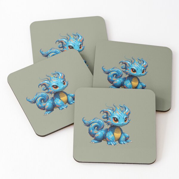 Item preview, Cute Blue Fantasy Dragon Creature designed and sold by chicworld2026.