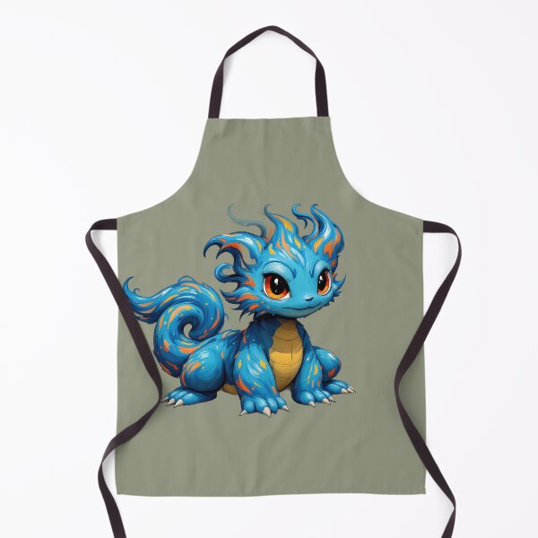 Item preview, Cute Blue Fantasy Dragon Creature designed and sold by chicworld2026.