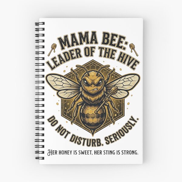 Item preview, Mama Bee - Leader Of The Hive Funny Mom Quote designed and sold by designwiss.