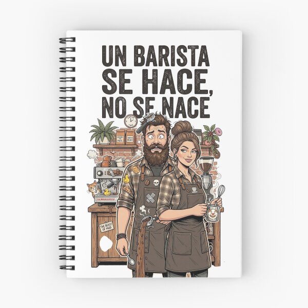 Item preview, A barista is made, not born. designed and sold by dehosteleria.