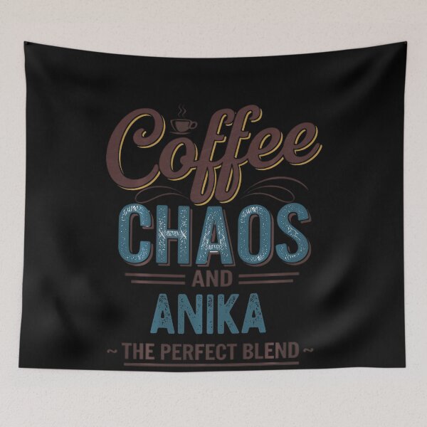 Item preview, Anika Personalized Cute Coffee Girls Anika Name Long Sleeve designed and sold by YasmineIngram.