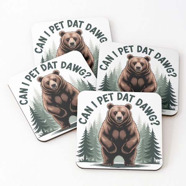Item preview, Can I pet that dawg — Funny Raccoon Coffee Design designed and sold by LoFizzy.