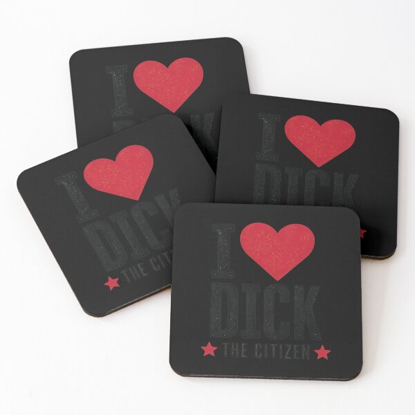 Item preview, I Heart Dick The Citizen Humorous Text Art designed and sold by CECILBOULAN.