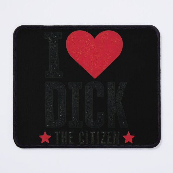 Item preview, I Heart Dick The Citizen Humorous Text Art designed and sold by CECILBOULAN.