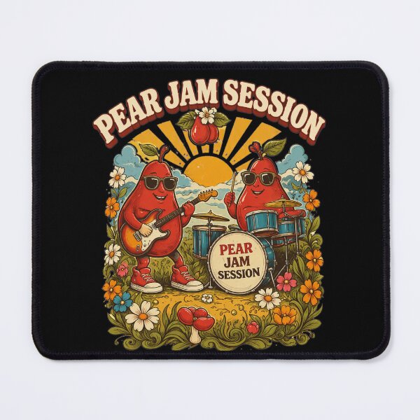 Item preview, Groovy Pear Jam Session  Music Art designed and sold by CECILBOULAN.