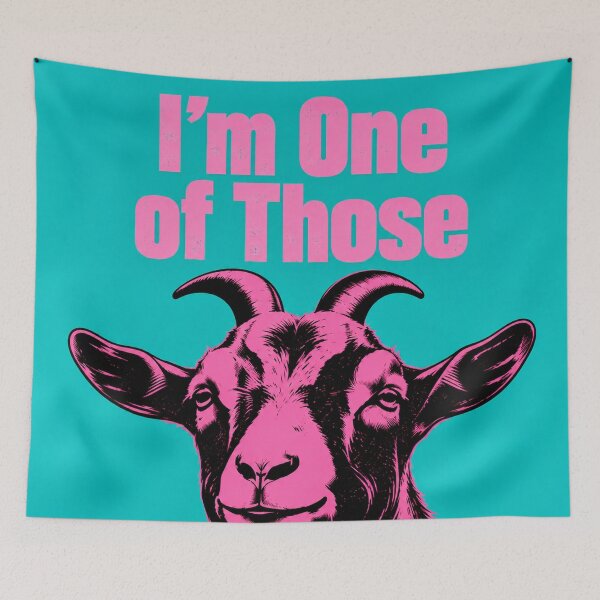 Item preview, I'm One of Those – Psychedelic Bluegrass Goat designed and sold by MrsMirabilis.