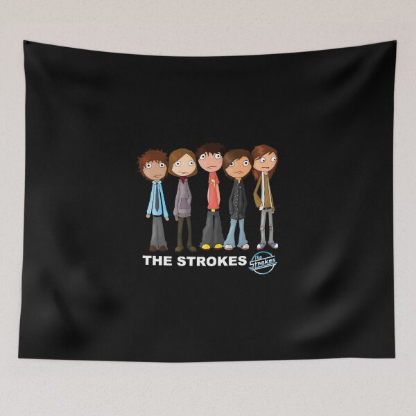 Item preview, The Strokes Cartoon Band Members T-Shirt designed and sold by Moonifillst.