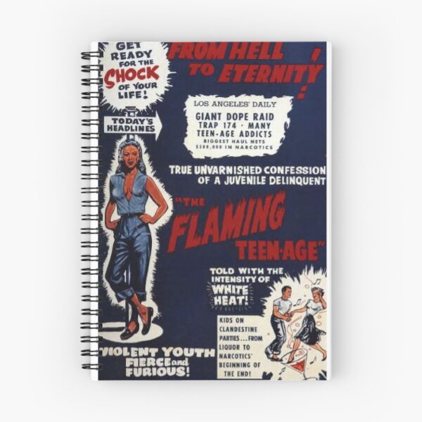 Item preview, The Flaming Teen-Age 1956 movie poster designed and sold by colliophoto.