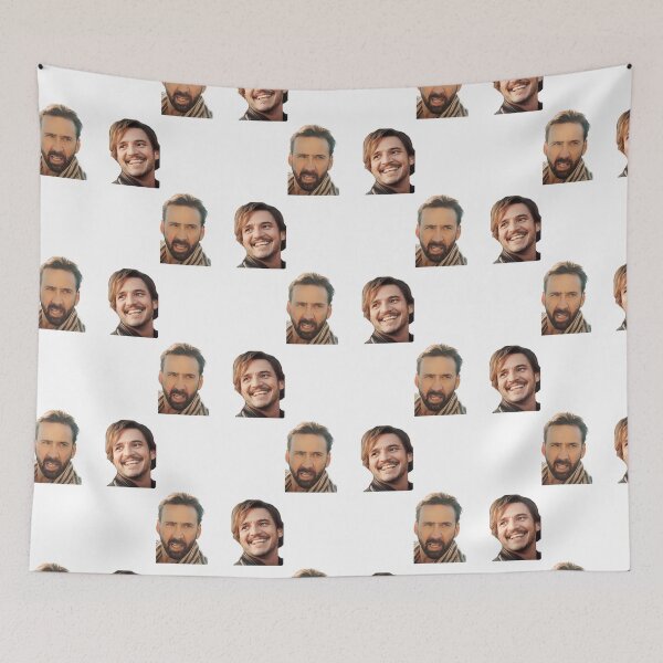 Item preview, Pedro And Nick Pedro Pascal And Nicolas Cage The Last Of Us designed and sold by brycegeorg.