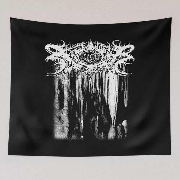 Item preview, Silhouette White Black Metal Music  designed and sold by VintageNuts.