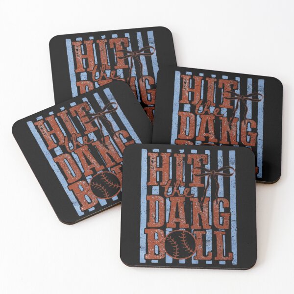 Item preview, Hit The Dang Ball Vintage Baseball Retro Sport Quote Design designed and sold by SEINENGAPPI8.