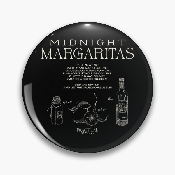 Item preview, Practical Magic Midnight Margaritas Witch Recipe Vintage Graphic designed and sold by Lycheelich.