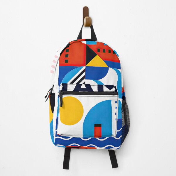 Item preview, Colorful geometric poster of Tampere, Finland featuring stylized designed and sold by ckybe.