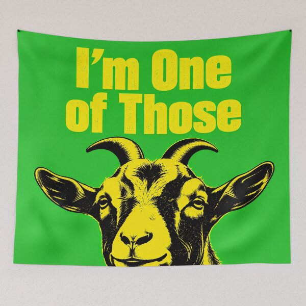 Item preview, I'm One of Those – Psychedelic Bluegrass Goat designed and sold by MrsMirabilis.