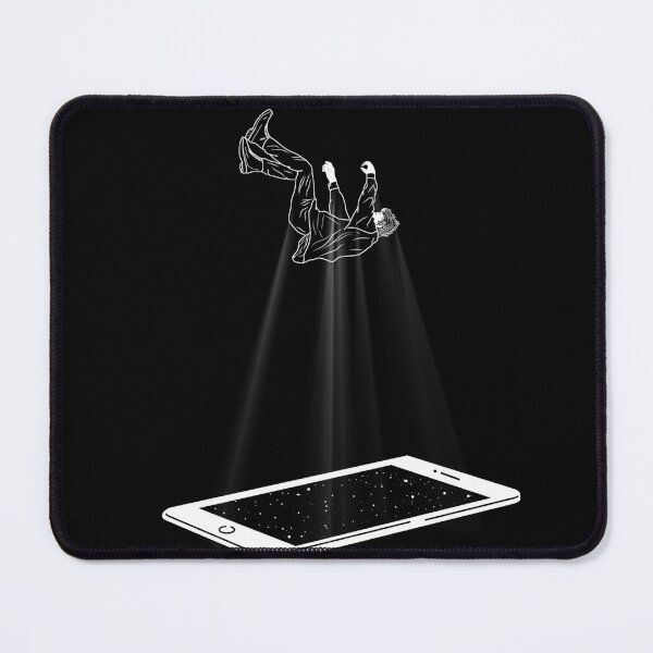 Item preview, Surreal Person Falling Out of Smartphone Screen - Digital Escape Conceptual Art designed and sold by Elite Wall Art.