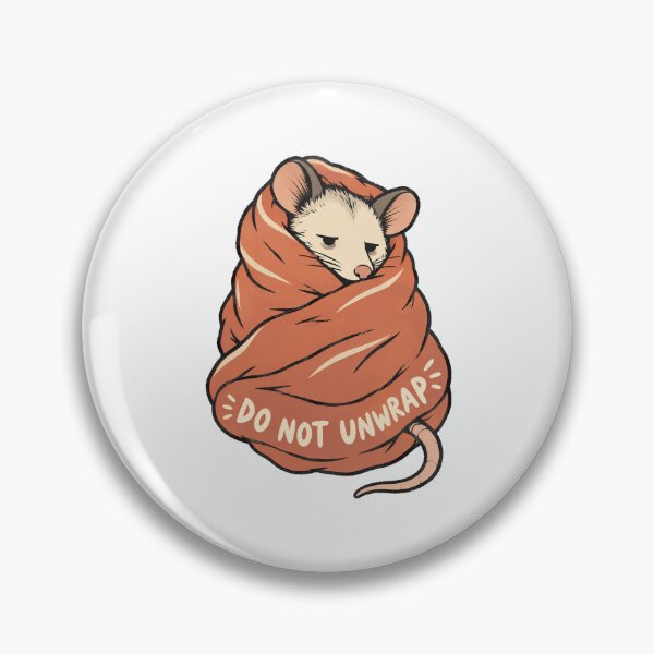 Item preview, Do Not Unwrap Sleepy Possum Sticker designed and sold by vatsal28.