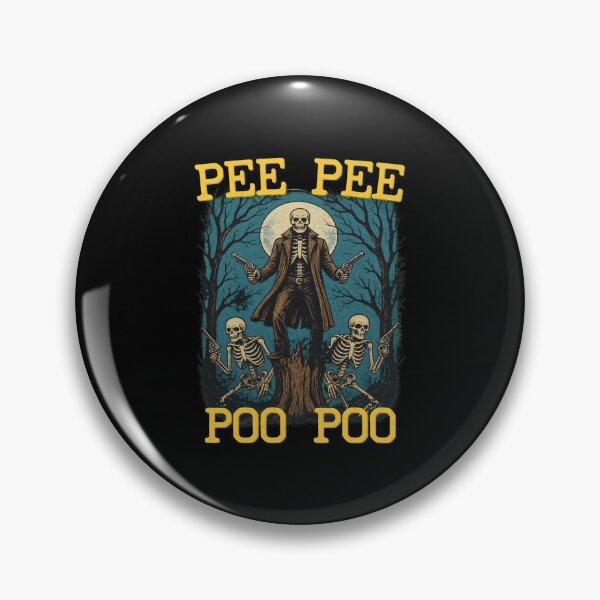Item preview, Pee Pee Poo Poo Skeleton Gunslinger Night designed and sold by EMISHER.