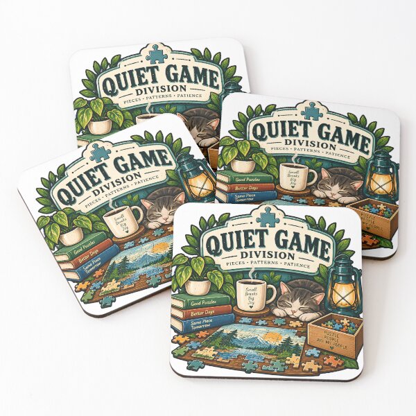 Item preview, Quiet Game Division – Pieces Patterns Patience Puzzle Club designed and sold by FindYouByZ.