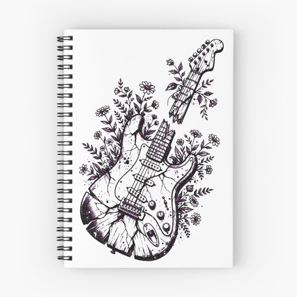 Item preview, Bloom Guitar designed and sold by GeeklyShirts.