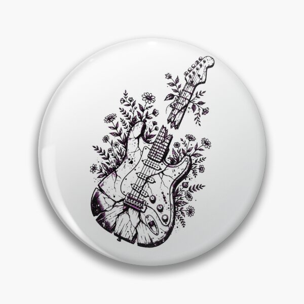 Item preview, Bloom Guitar designed and sold by GeeklyShirts.