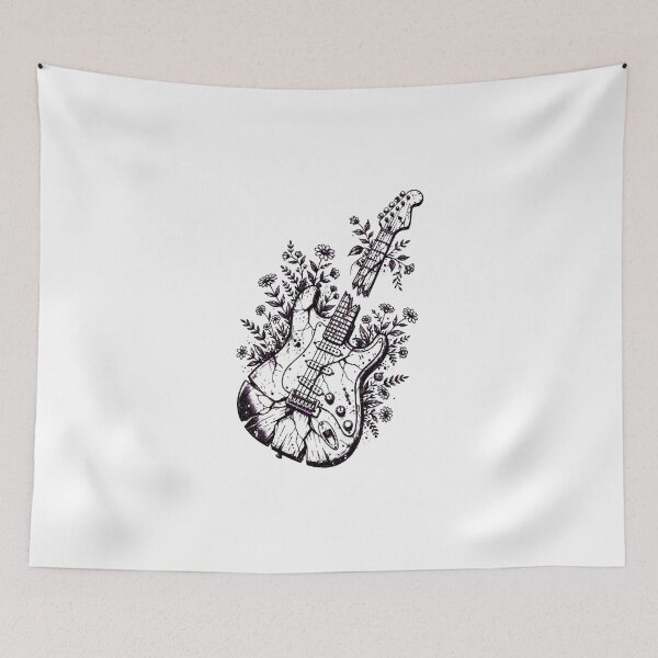 Item preview, Bloom Guitar designed and sold by GeeklyShirts.