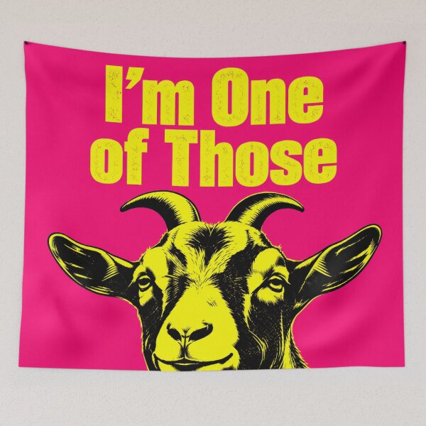 Item preview, I'm One of Those – Psychedelic Bluegrass Goat designed and sold by MrsMirabilis.