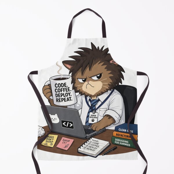 Item preview, Funny Coding Cat Software Engineer designed and sold by chicworld2026.