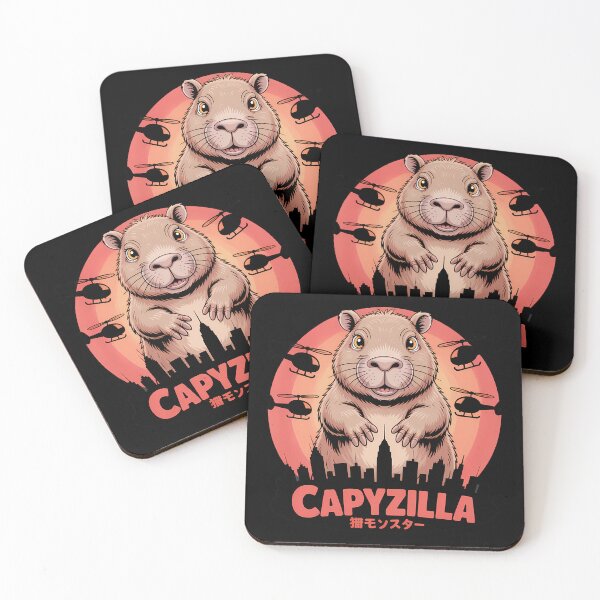Item preview, Capyzilla — Giant Capybara Kaiju Monster Design designed and sold by LoFizzy.