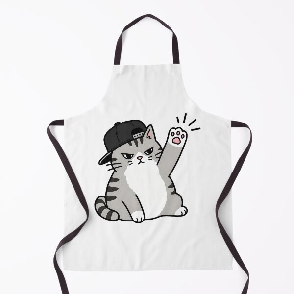 Item preview, Grumpy Cat with Cap Raising Paw designed and sold by GiaoCalonas.